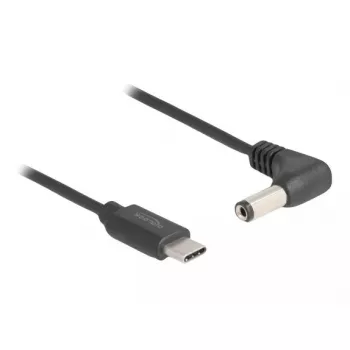 Kabel zasilający DeLOCK 85398 Czarny 1,5 m USB C 5,5 x 2,1 mm