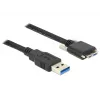 Kabel USB DeLOCK 2m USB 3.0 USB 3.2 Gen 1 Micro-USB B Czarny