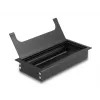 Przepust kablowy DELOCK 66856 do biurka, czarny, 80×160×28 mm, 1 szt.