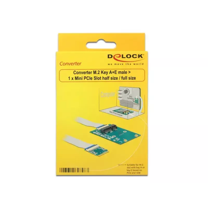 Karta interfejsu DeLOCK 62848 wewnętrzna M.2 Mini PCI Express