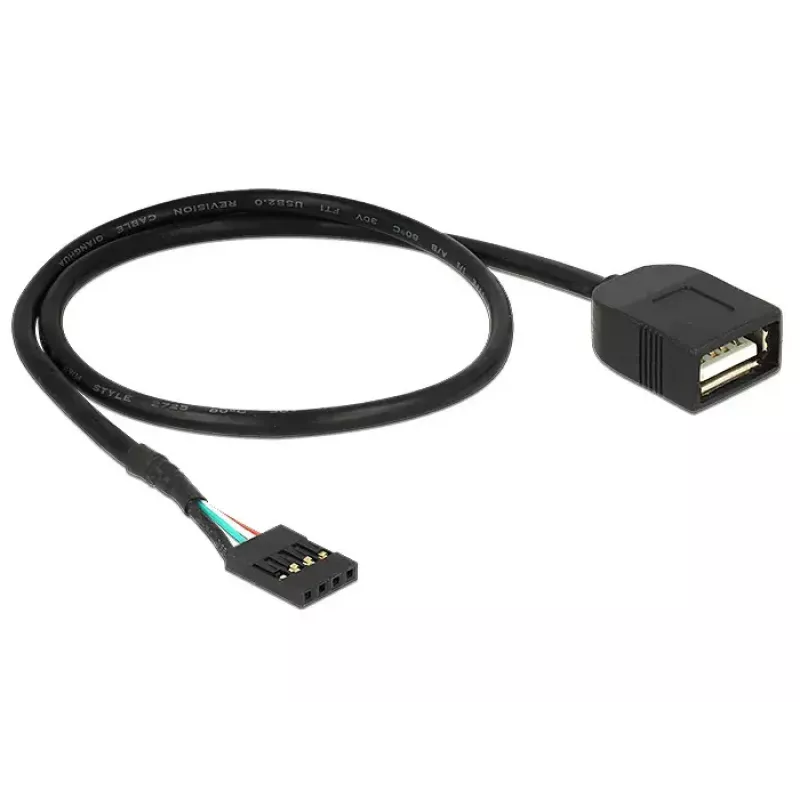 Kabel USB DeLOCK 83825 USB 2.0 0,4 m Czarny