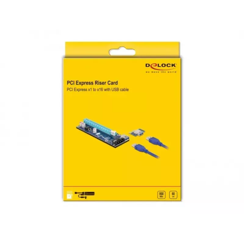 Karta rozszerzająca PCI Express x1 na x16 DeLOCK 41430