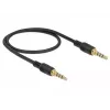 Kabel audio DeLOCK 85592 0,5 m 3,5 mm czarny