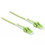 Kabel światłowodowy DeLOCK 85689 2m LC Zielony