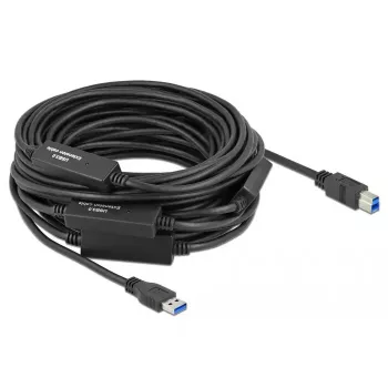 Kabel USB DeLOCK 85382 USB 3.2 Gen 1 20 m USB A USB B Czarny