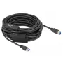 Kabel USB DeLOCK 85382 USB 3.2 Gen 1 20 m USB A USB B Czarny