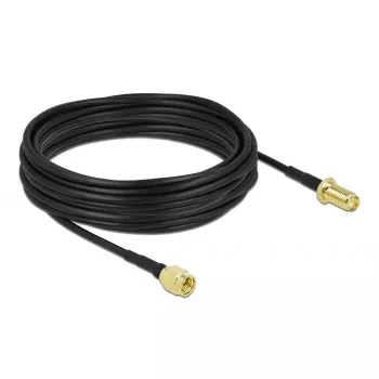 Kabel antenowy DeLOCK wtyk SMA do gniazdo SMA LMR/CFD100 10 m