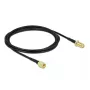 Kabel antenowy DeLOCK wtyk SMA na gniazdo SMA LMR/CFD100 2 m