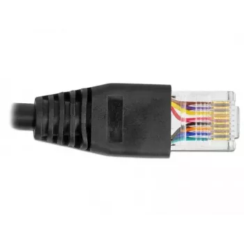 Kabel do połączenia szeregowego DeLOCK 64158 USB 2.0 Typ-A na RS-232 RJ45 25 cm czarny