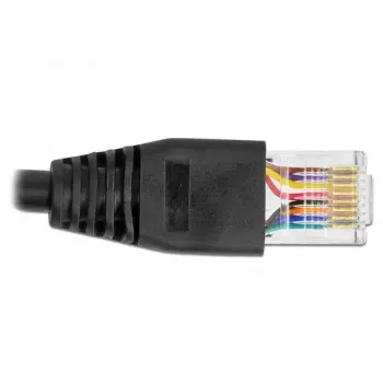 Kabel połączenia szeregowego DeLOCK 64160 USB Type-A do RJ45 1m Czarny