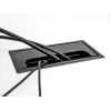 Przepust kablowy DELOCK 66858 do biurka, czarny, 80×300×28 mm