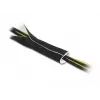 DeLOCK Osłona na kable neoprenowa elastyczna 1.5m x 135mm czarno-biała