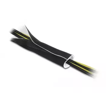 DeLOCK Osłona na kable neoprenowa elastyczna 1.5m x 135mm czarno-biała