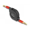 Kabel audio DeLOCK 85369 0,9 m 3,5 mm męski na męski czarno-czerwony pozłacany