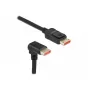 Kabel DisplayPort DeLOCK 87052 8K 60 Hz 3 m męski na męski z kątem 90° w dół