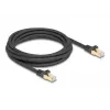Kabel sieciowy DeLOCK RJ45 Cat.6A 3m Czarny