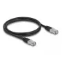 Kabel sieciowy DeLOCK RJ45 Cat.6A S/FTP 1m czarny