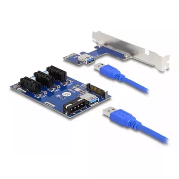 Karta rozszerzeń DeLOCK PCI Express x1 na 3 x PCIe x1, kabel USB 50 cm