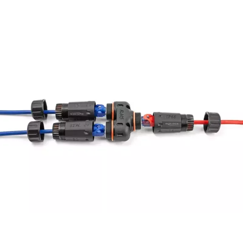 Kabel sieciowy DeLOCK 88143 Rozgałęźnik Y RJ45 na 2x RJ45 Kat.6 Czarny