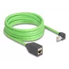 Kabel sieciowy DeLOCK 80888 RJ-45 Cat6a 5m Czarny Zielony
