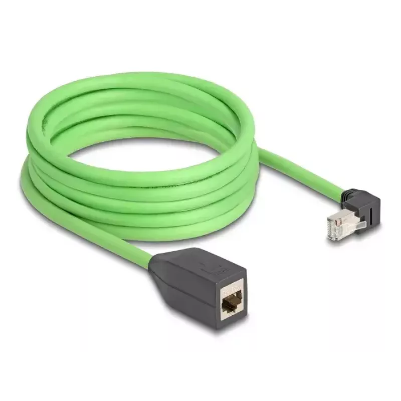 Kabel sieciowy DeLOCK 80888 RJ-45 Cat6a 5m Czarny Zielony