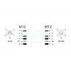 Kabel czujnika/aktuatora DeLOCK 80548 2 m RST M12 Szary