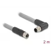 Kabel czujnika/aktuatora DeLOCK 80548 2 m RST M12 Szary