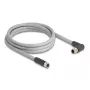 Kabel czujnika/aktuatora DeLOCK 80548 2 m RST M12 Szary