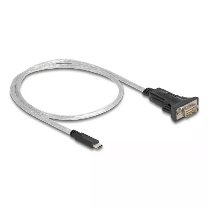 Adapter DeLOCK USB Type-C na szeregowy RS-422/485 męski 6-pinowa listwa zaciskowa 0,5 m