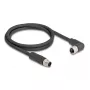 Kabel czujnikowy/aktuatora DeLOCK 80527 5 m RST M12 Czarny