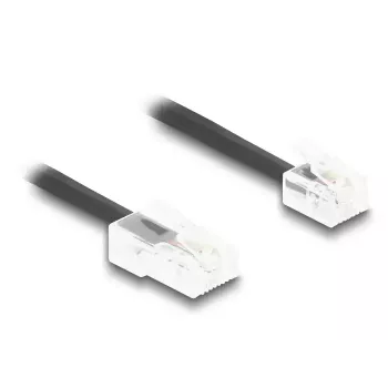 Kabel telefoniczny DeLOCK 1 m Czarny 88442 RJ-11 RJ-45
