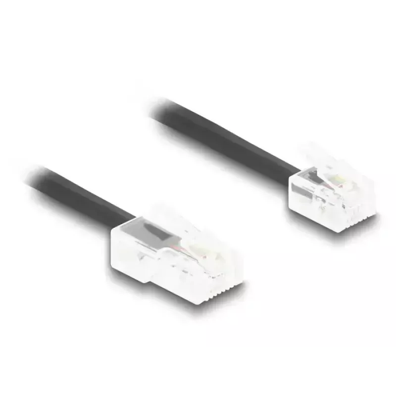 Kabel telefoniczny DeLOCK 1 m Czarny 88442 RJ-11 RJ-45