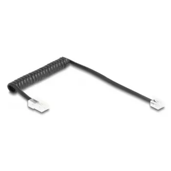 Kabel telefoniczny DeLOCK 1 m Czarny 88442 RJ-11 RJ-45