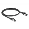 Kabel sieciowy DeLOCK 80570 RJ-45 Cat8.1 0,5 m Czarny