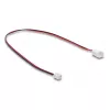Przedłużacz kablowy DELOCK 90762 do układu chłodzenia komputera, oplot PVC, Ø 1,3 mm, czarny/czerwony/biały