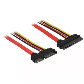 Kabel SATA DeLOCK 83804 1 m SATA 22-stykowy Czarny Czerwony Żółty