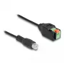 Adapter DeLOCK RCA jack do listwy zaciskowej 15 cm 2-pinowy