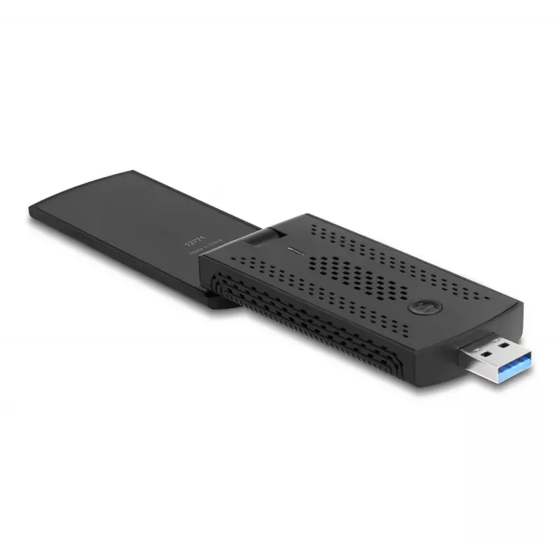 DeLOCK 12771 Karta sieciowa WLAN 1201 Mbit/s USB Wi‑Fi 6