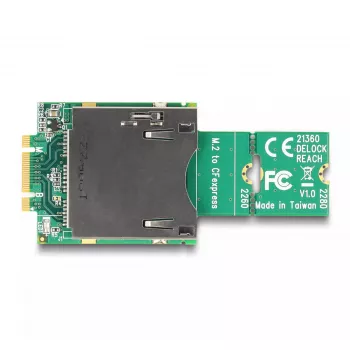 Adapter DeLOCK M.2 Key B+M męski do slotu CFexpress, M.2, CFexpress B, CF