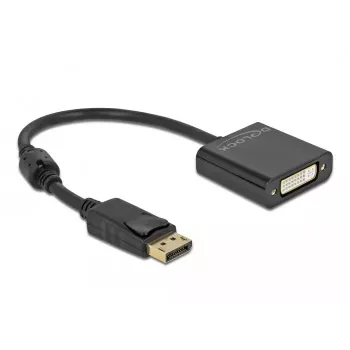 Adapter DisplayPort 1.2 męski do DVI żeński 4K Aktywny DeLOCK 63482