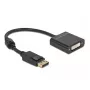 Adapter DisplayPort 1.2 męski do DVI żeński 4K Aktywny DeLOCK 63482