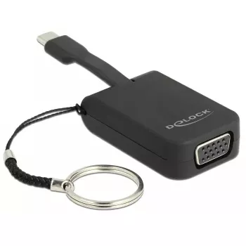 Adapter kabla wideo DeLOCK 63941 USB Type-C do VGA 0,03 m Czarny