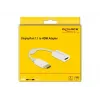 Adapter DisplayPort 1.1 męski na HDMI żeński pasywny biały DeLOCK 61015