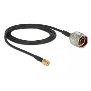 Kabel koncentryczny DeLOCK 88940 2m RP-SMA Czarny