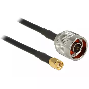 Kabel koncentryczny DeLOCK 88940 2m RP-SMA Czarny