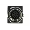Adapter żeński na damski DeLOCK 66314 M12 RJ45 Czarny