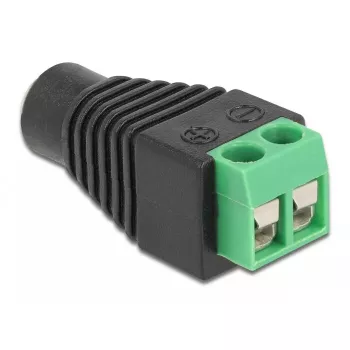 Adapter DC 1,35 x 3,5 mm żeński listwa zaciskowa 2-pinowa DeLOCK 66730