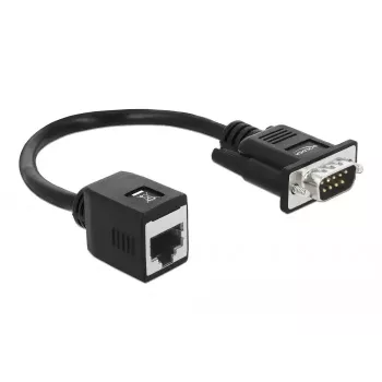 Kabel SAS DeLOCK 63999 0,2 m czarny
