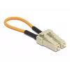 Adapter pętli zwrotnej światłowodowej DeLOCK 86930 LC OM2 Multi-mode Beżowy