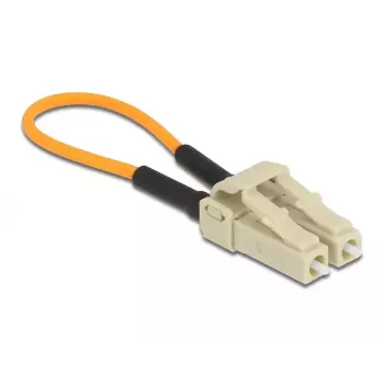 Adapter pętli zwrotnej światłowodowej DeLOCK 86930 LC OM2 Multi-mode Beżowy